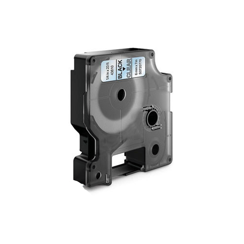 Dymo D1 Compatible 43618 (S0720790) tape zwart op geel 6 mm x 7 m