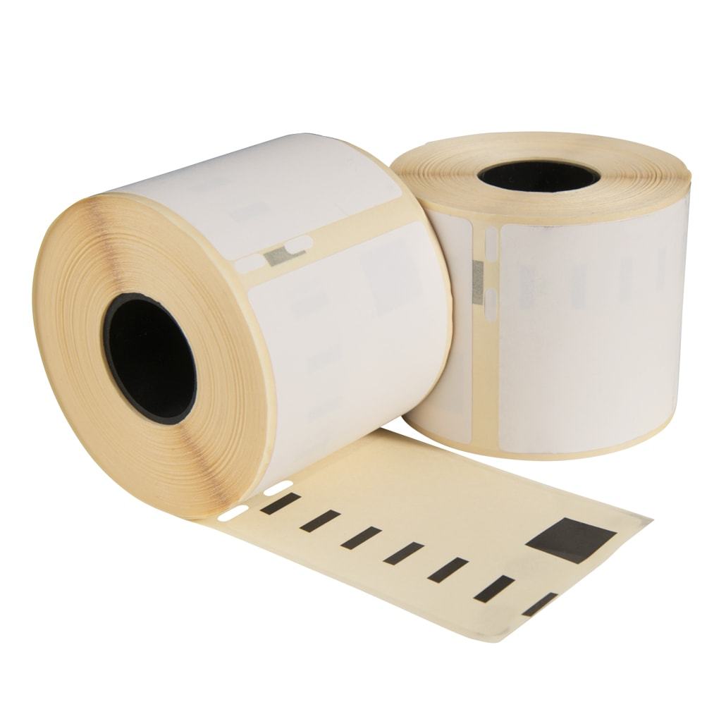 Dymo 99015 / S0722440 compatible labels, 70 mm x 54 mm, 320 etiketten per rol, wit, permanent