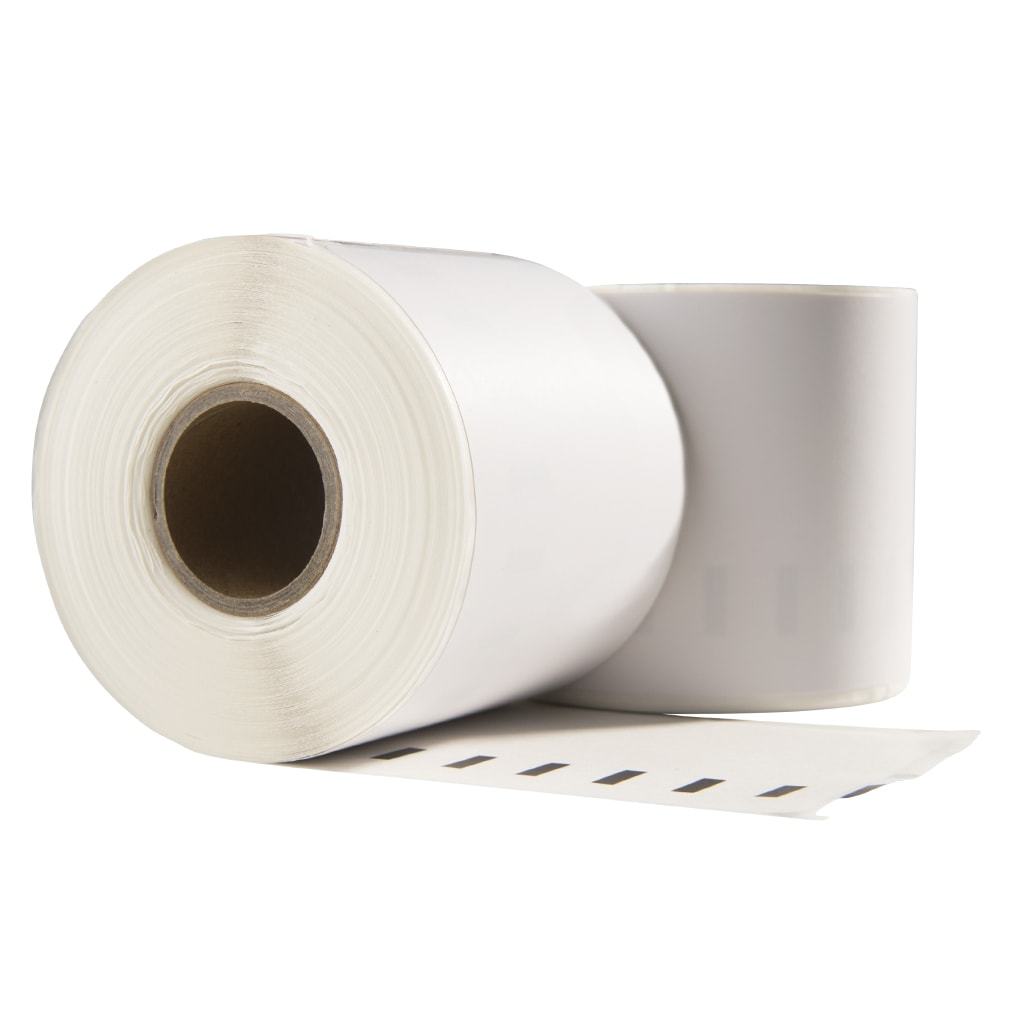 Dymo 99019 / S0722480 compatible labels, 190 mm x 59 mm, 110 etiketten per rol, wit, permanent