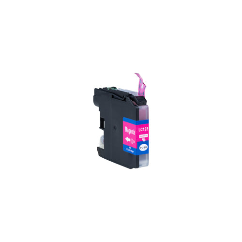 Brother LC-123M - 14ml compatible XL inktcartridge magenta